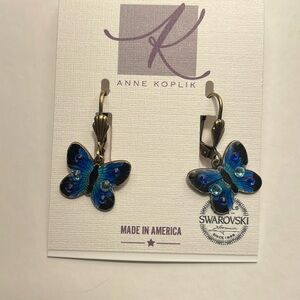 Anne Koplik Butterfly earrings